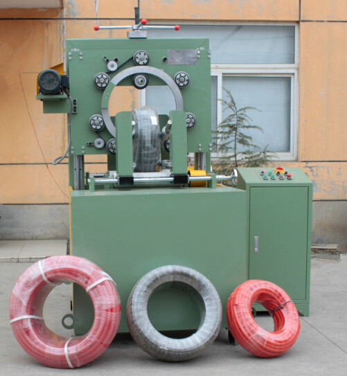 GD400 Vertical type wire coil packing machine-factory