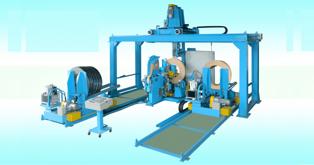 Steel coil packing line