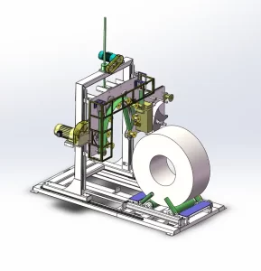 Coil Wrapping Machine For Cable Wire-factory